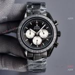 Copy Omega Speedmaster Watch VK Chronograph Black Dial